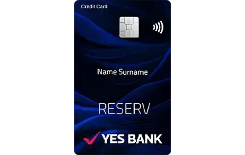 YES Bank RESERV Credit Card card image