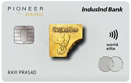 IndusInd Bank Pioneer Heritage Credit Card card image