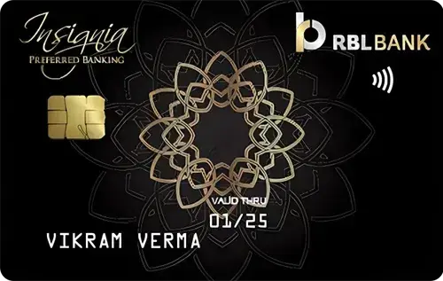 RBL Bank Insignia Preferred Banking World Card card image
