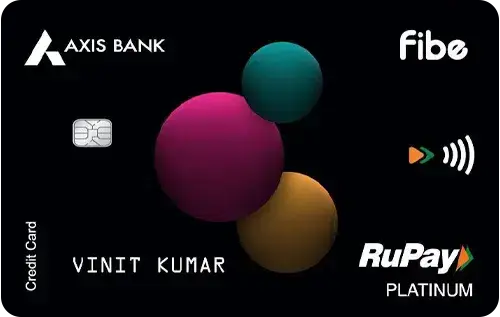 Fibe Axis Bank RuPay Credit Card card image